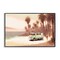 Stupell Industries Peaceful Beach Travel Van Framed Giclee Wall Art Design by Noah Bay